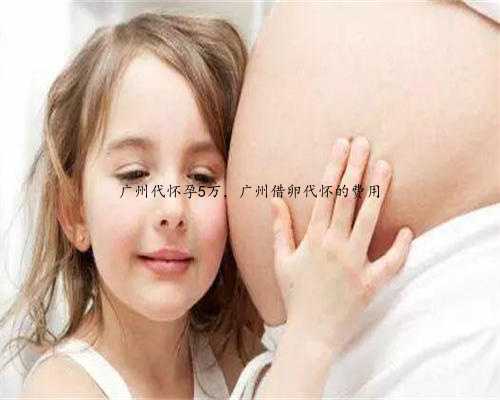 广州代怀孕5万，广州借卵代怀的费用