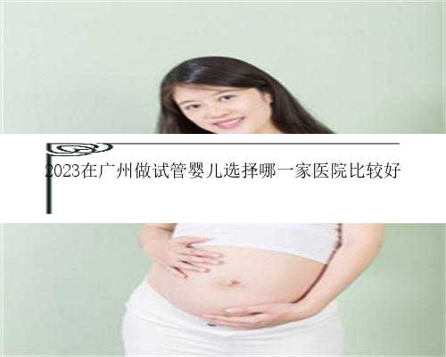 2023在广州做试管婴儿选择哪一家医院比较好